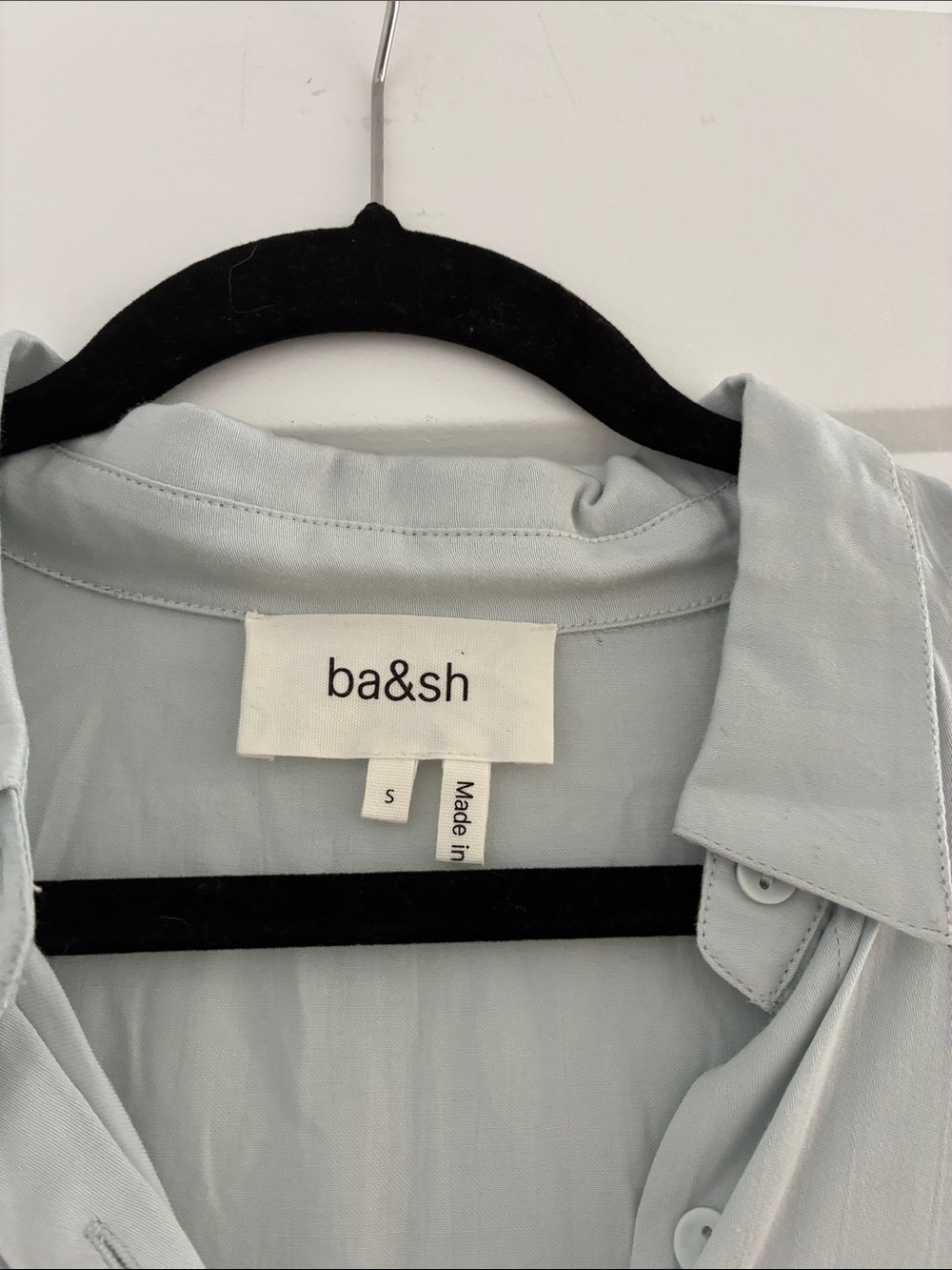 BA&SH ALIA RUFFLED SHIRT - Picture 4 of 4